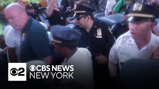 Children injured by protester with pepper spray in Times Square
