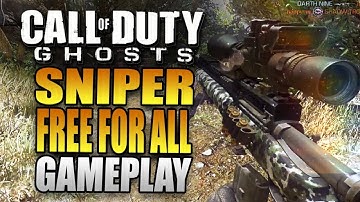 Call of Duty: Ghosts Quickscoping Gameplay - SILENCED USR Multiplayer Gameplay on Xbox One