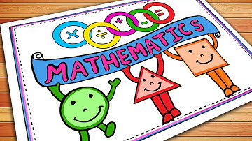 National Mathematics Day Drawing | Front Page Design of Mathematics | Maths Front Page Design