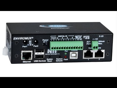 NTI ENVIROMUX® Small Enterprise Environment Monitoring System