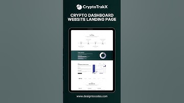Tailwind App Landing Page for Crypto Traders by CryptoTrakX | DesignToCodes  #creativewebsite