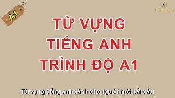 Từ vựng tiếng Anh A1 (Dành cho người mới bắt đầu) | Phát âm chuẩn Anh-Mỹ & Ví dụ thực tế
