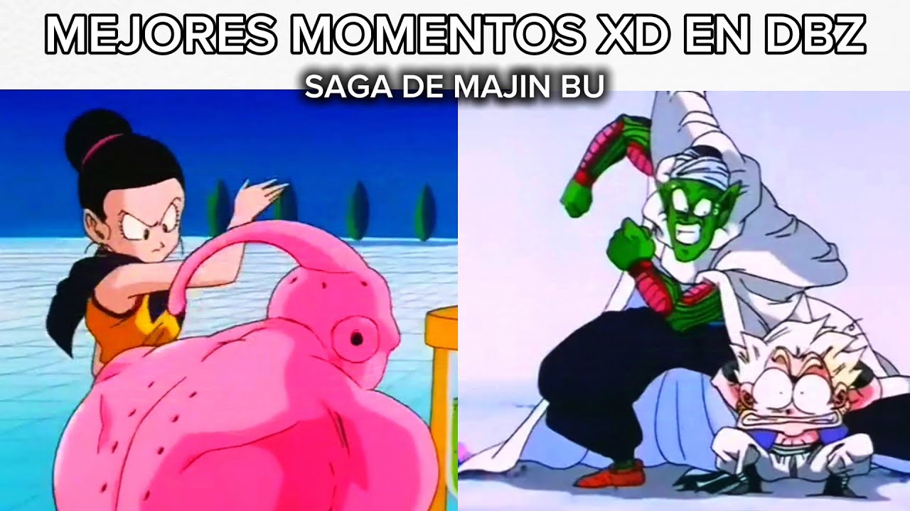 ESCENAS XD ÉPICAS INOLVIDABLES EN DRAGON BALL Z #goku SAGA DE MAJIN BU #edit MOMENTOS XD #anime DBZ