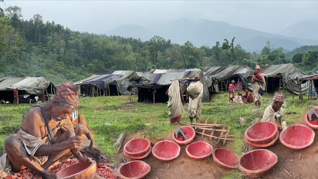 The endangered Raute tribe, which is poor but still relies on its own resources