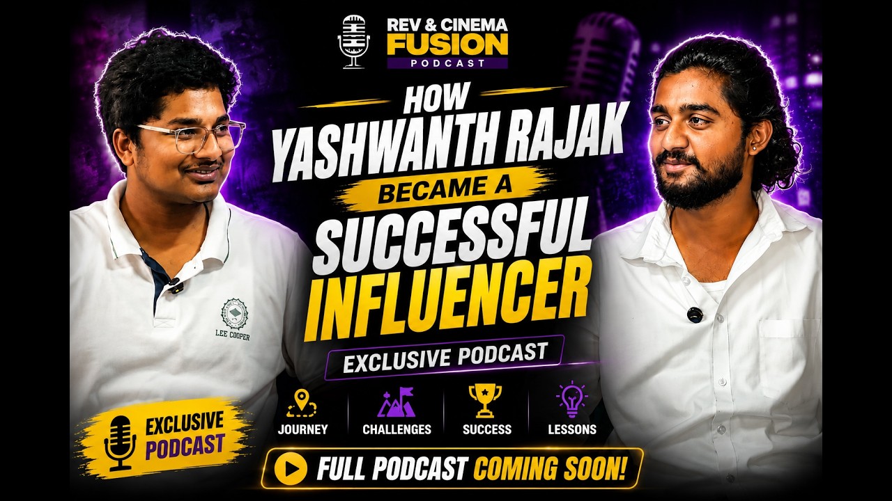 Rajak R How Yashwanth Rajak Became a Successful Influencer | Exclusive Podcast ...