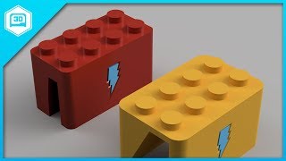 Fusion 360 Tutorial – Parametric Lego Parts