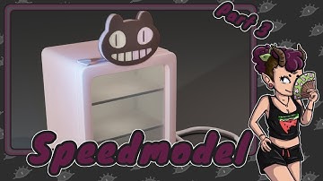 SPEEDMODELLING | Steven Universe - Cookie Cat fridge | Part 3