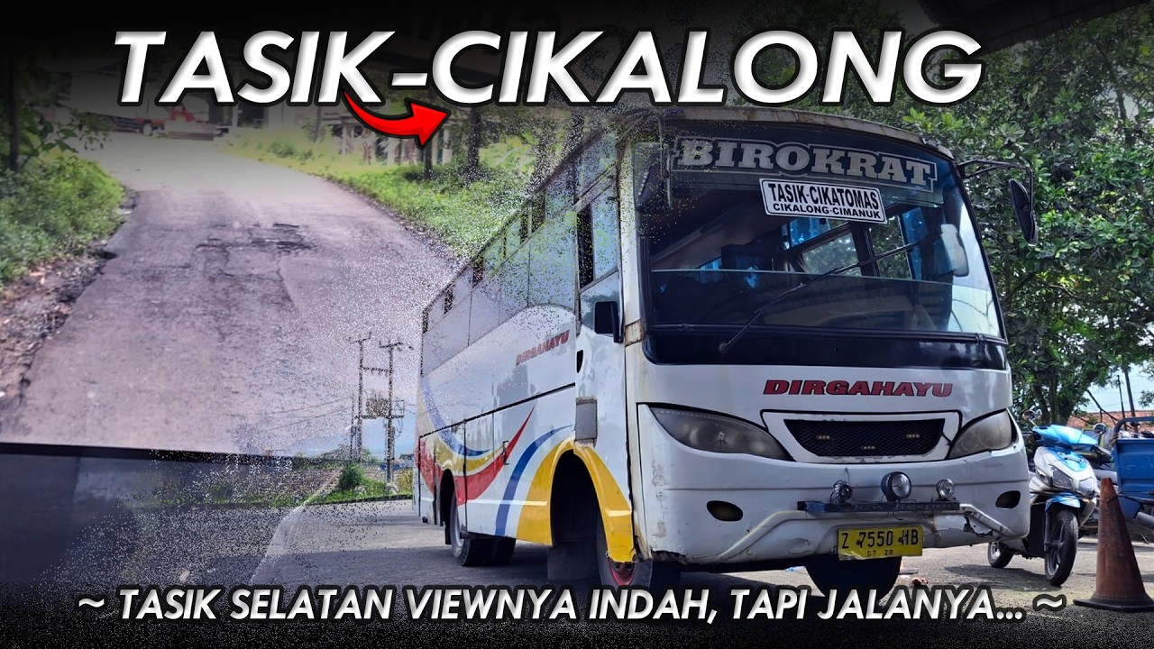 JALANNYA RUSAK⁉️ Trip Tasik-Cikalong Naik Bus Dirgahayu Bikin Dag Dig Dig, Tapi Jadi Andalan Warga