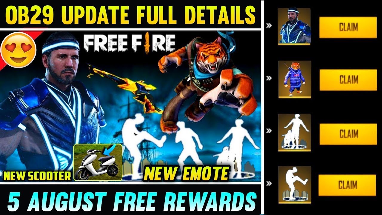OB29 UPDATE @When OB29 UPDATE IN FREEFIRE @UPCOMING CS REWARDS @FREE REWARDS @ FREEFIRE