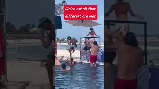 Black dude and white dude.. both CAN’T dance 😂 but they’re together