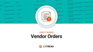 Vendor Orders