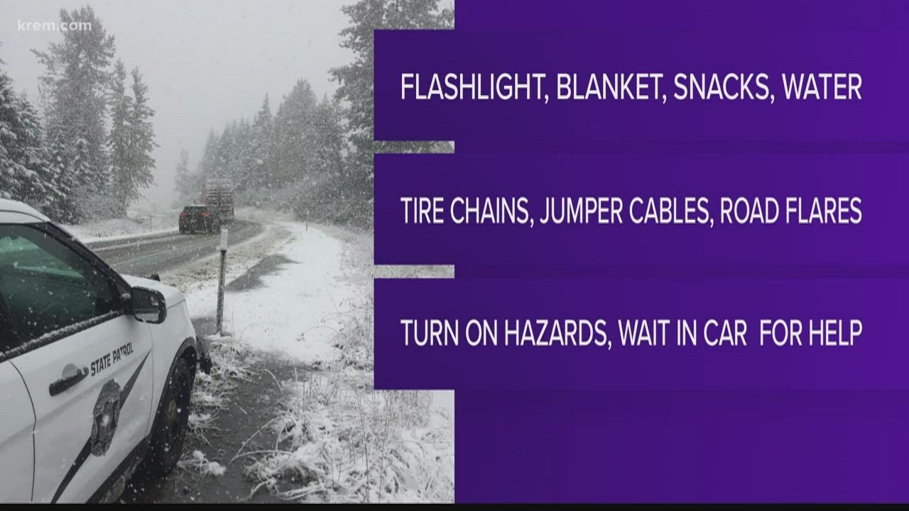 What to put in your winter road trip safety kit - YouTube