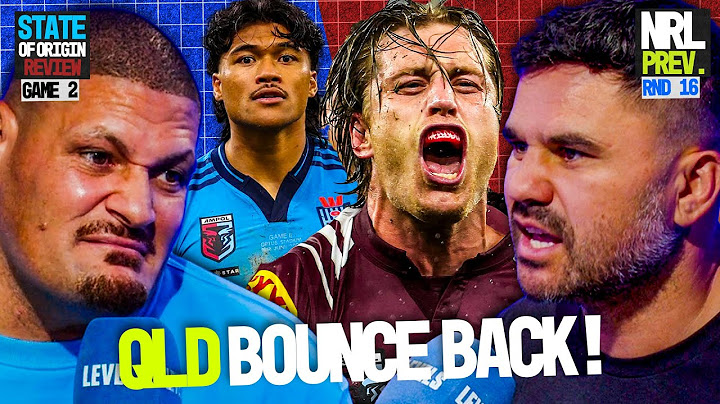 INSTANT ORIGIN 2 REACTION: Live from Perth! Munster Fires As QLD Hold Out NSW + NRL Round 16 Preview