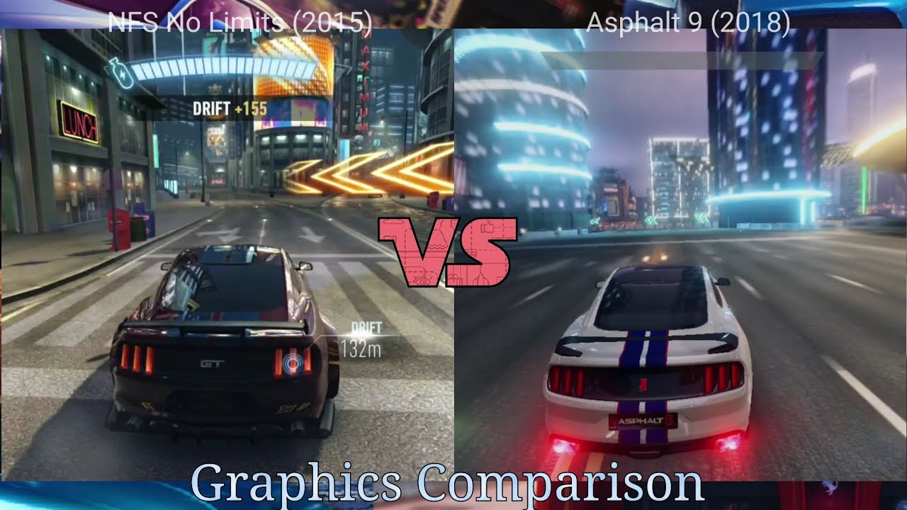 need for speed nolimit  2022 New  NFS No Limits VS Asphalt 9 : Complete Graphics Comparison!