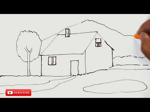 Featured image of post Easy House Scenery Drawing For Kids - There are as many ways to draw a haunted house, as there are movies about haunted houses, so that makes quite a long list.