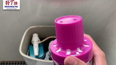 Hướng dẫn sử dụng cốc thả bồn cầu Hàn Quốc 1 phút