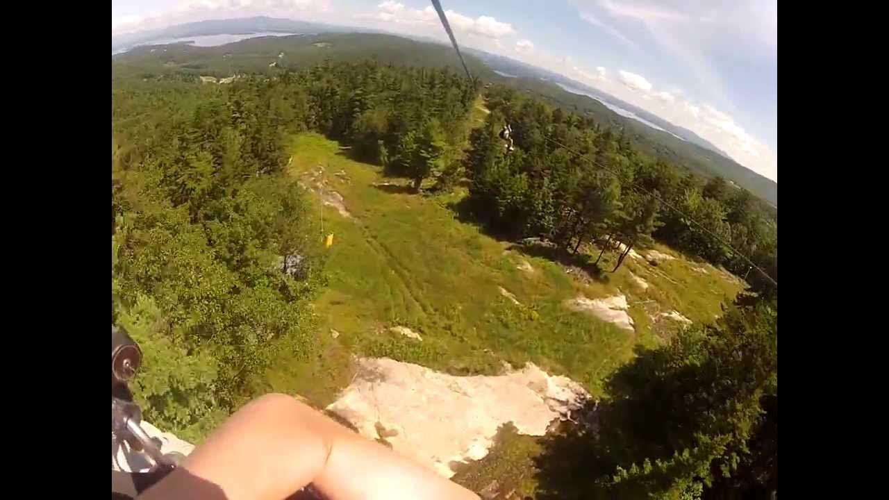 Gunstock Zipline GoPro YouTube