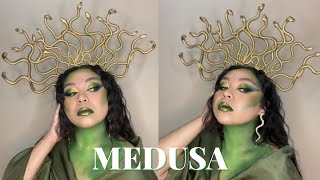 MEDUSA 🐍✨ | HALLOWEEN MAKEUP | LESLIE RAMOS screenshot 4