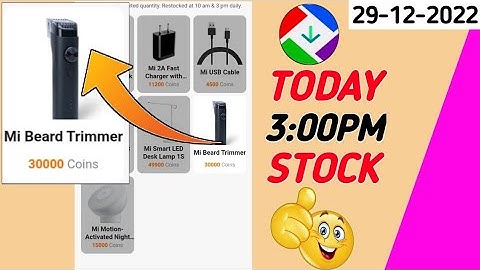 Getapps today 3:00pm stock mi beard trimmer in stock🥺🥺🥺