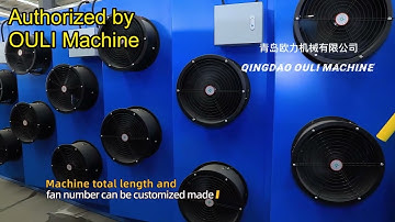 OULI Brand rubber sheet batch off cooling unit machine , rubber compound production line