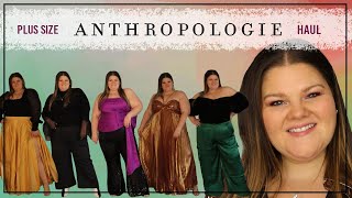 ANTHROPOLOGIE PLUS SIZE HOLIDAY 2022 HAUL // PLUS SIZE TRY-ON