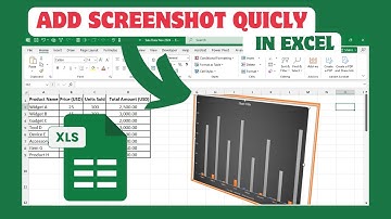 How To Add Screenshot In Excel