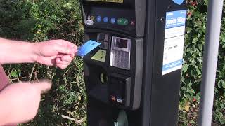 Using Shropshire Council's parking machines