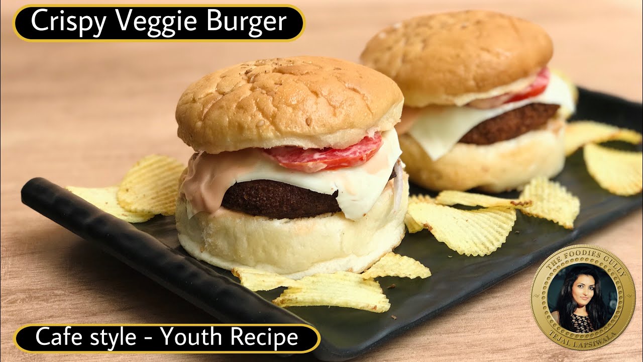 Veggie Burger Recipe | McVeggie style Burger Recipe | बर्गर की होटल वाली सीक्रेट रेसिपी | વેજ બર્ગર | The Foodies Gully Kitchen