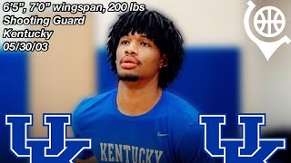 Shaedon Sharpe - Kentucky - Scouting Report