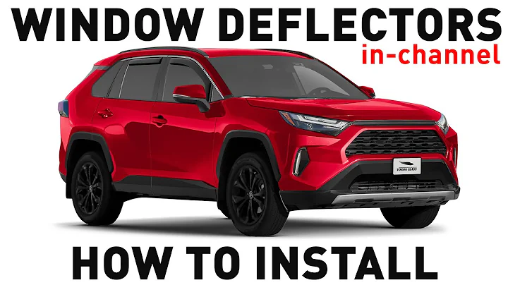 How to install Shatterproof In-Channel Window Deflectors for Toyota RAV4 2019-2024