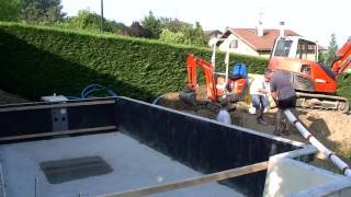 Construction d'une piscine Desjoyaux