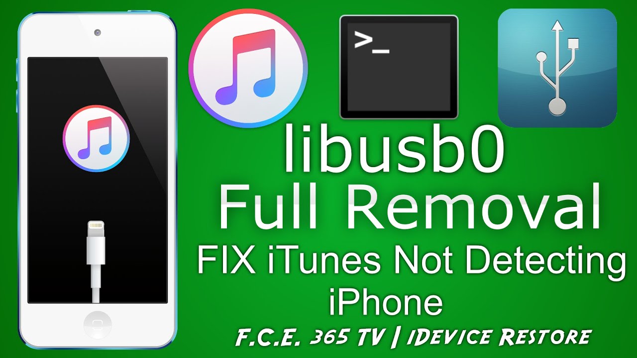 How to Uninstall libusb0 Driver and fix iTunes Not Detecting iPhone ...