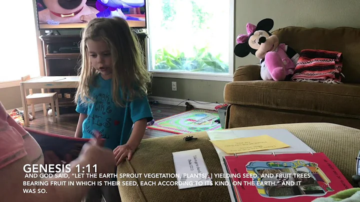 Carol Avery, 3, & her Memory Verses