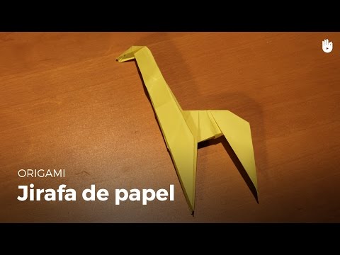 Aprende a hacer una jirafa de papel | Origami