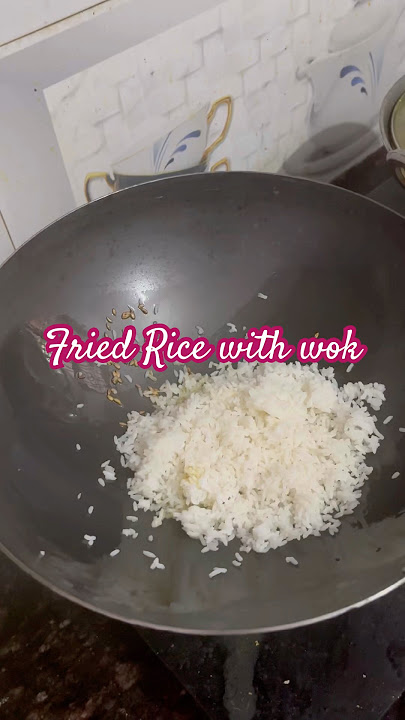 Fried rice | jeera rice| wok rice #food #cooking #recipe #indianricedish #cityspecial dishes