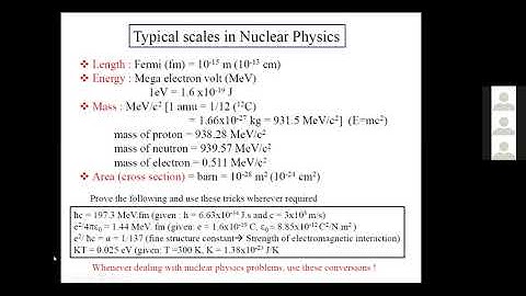 ConCEPTS Lecture Series - Nuclear and Particle Physics by Dr. Vivek Parkar