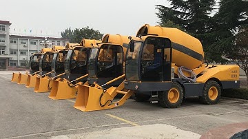 4M3 batch model self loading concrete mixers ready delivery