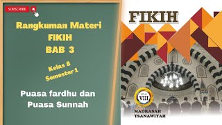 Summary of Fiqh Material for Grade 8 Chapter 3 Semester 1 | Obligatory and Sunnah Fasting