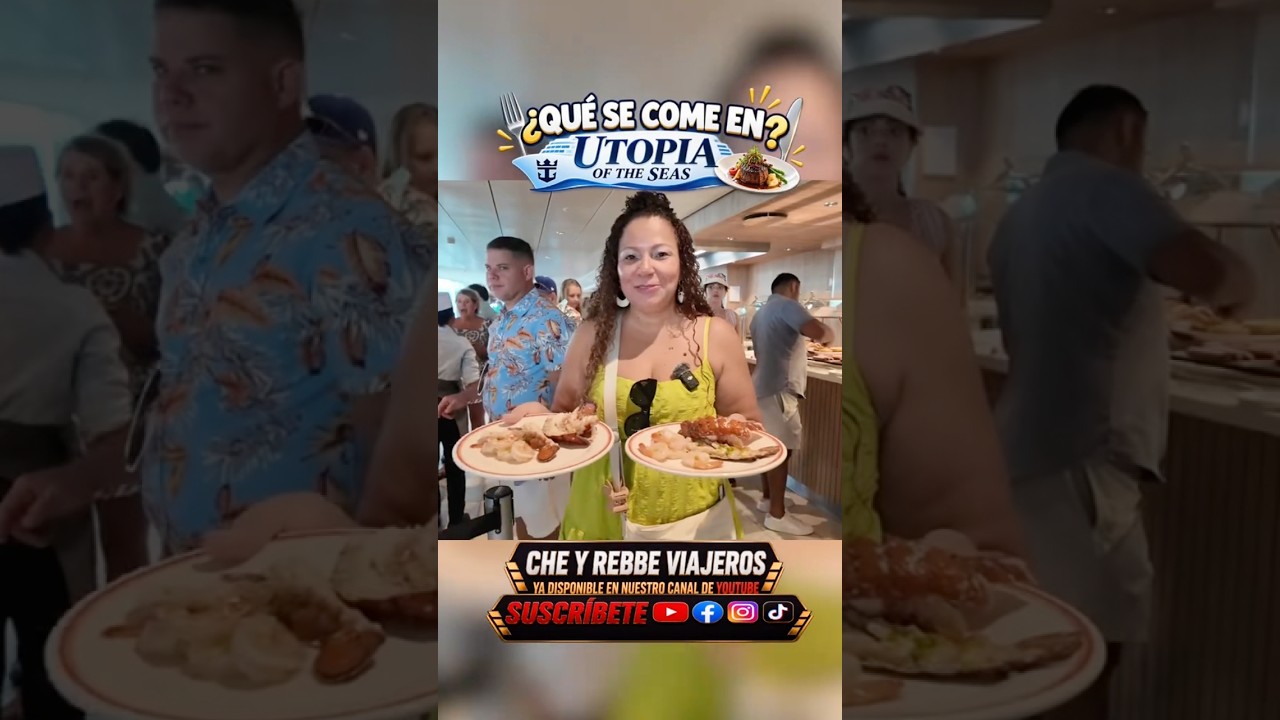 Amigos, salió video nuevo ✅ Que comidas ofrece #utopiaoftheseas #royalcaribbean #cruise #crucero