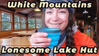 A Winter's Night in the White Mountains | AMC Lonesome Lake Hut, New Hampshire Backpacking & Hiking