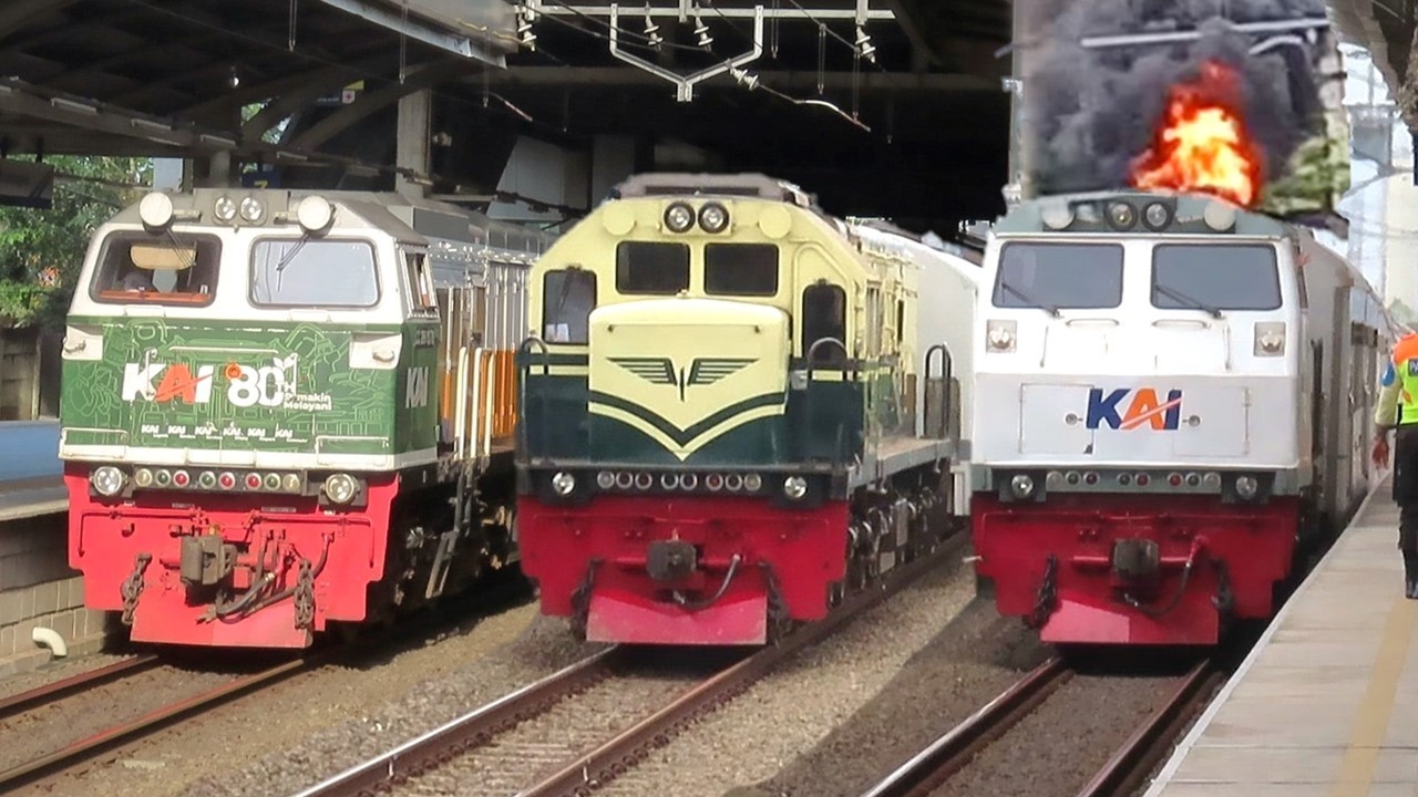 TOP RAMAINYA KERETA API STASIUN TERSIBUK JAKARTA EDISI AKHIR FEBRUARI 2026 !! Ada Lokomotif Vintage!