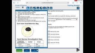M-STEP Grade 8 Science Directions and Questions