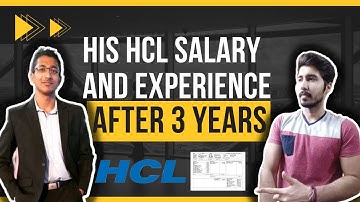 His HCL Journey and Salary after 3 years of experience 😲😲