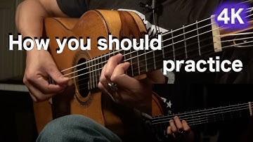 How you should practice guitar everyday faster result efficiency plan [Flamenco Guitar Lesson]