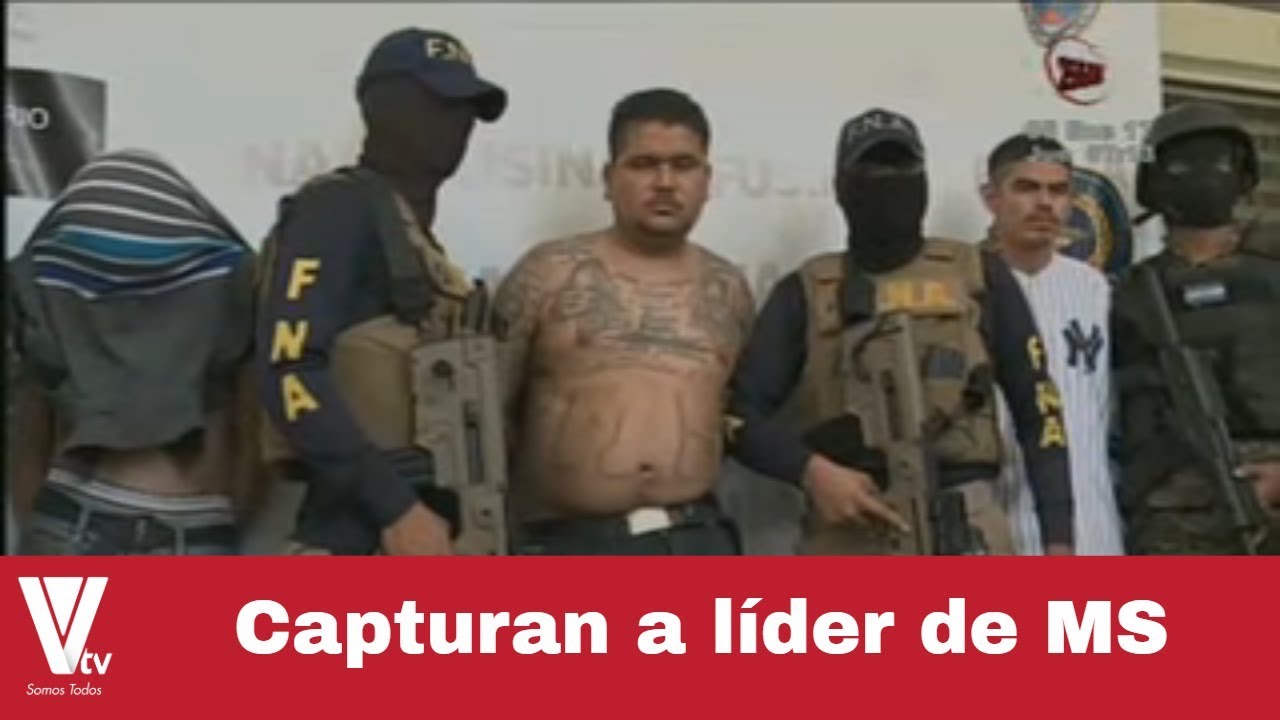 Capturan a líder de la Mara Salvatrucha