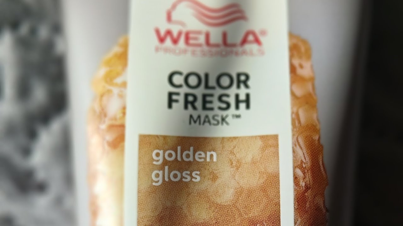Unboxing Wella Professionals Color Fresh Mask in Golden Gloss ( Mom Purchased)!! 💛