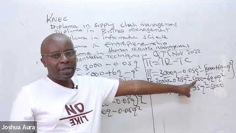 QUANTITATIVE TECHNIQUES