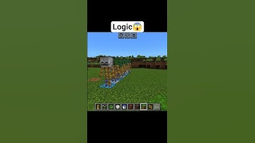 Logic😱 || #minecraft #shorts #viral #youtubeshorts