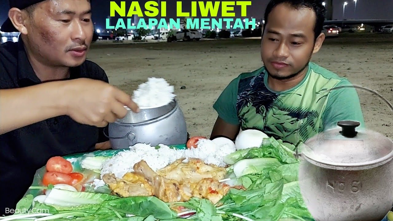 CAMPING ASMR MAKAN NASI LIWET LALAPAN MENTAH HASIL ALAM YouTube