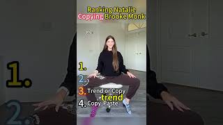 Ranking Best Natalie Reynolds Copying Brooke Monk Content #viralshorts #tiktok #shorts #tiktoktrend
